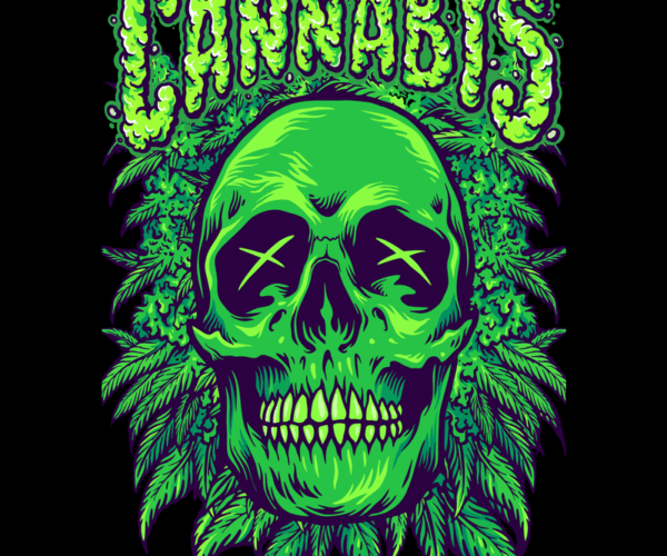 Green Skull Cannabis - Haze of Death