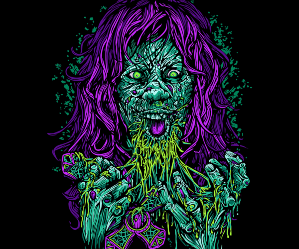 Zombie Girl - Neon Nightmare