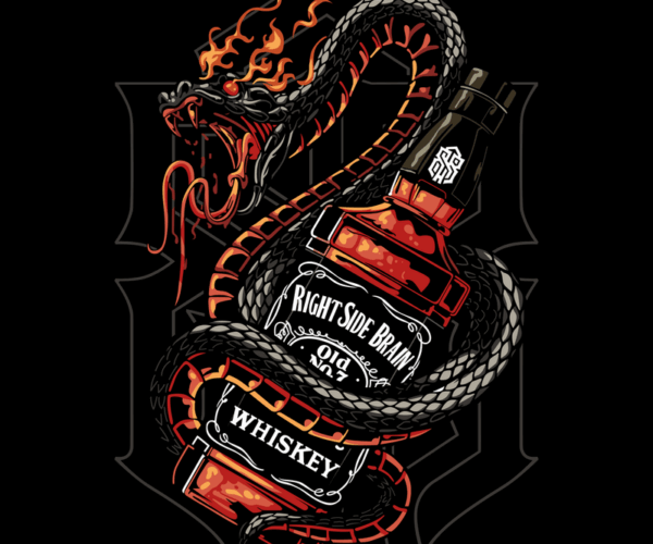 Serpent's Whiskey - Right Side Brain