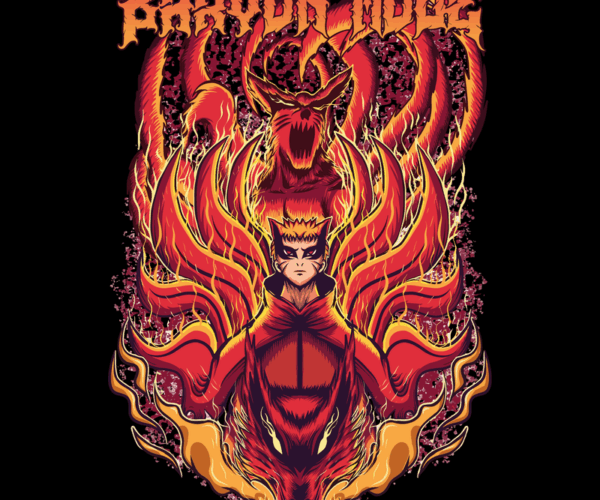 Kurama's Fury - Naruto Inspired Artwork