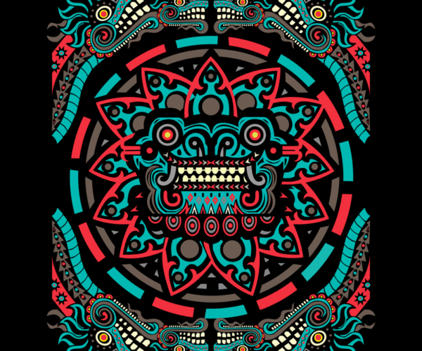 Aztec Sun God - Day of the Dead Edition