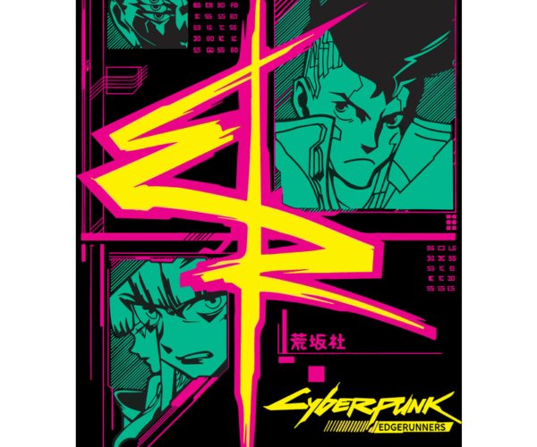 Cyberpunk Edgerunners - Neon Graffiti