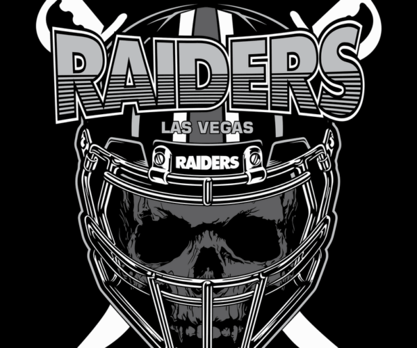 Las Vegas Raiders Skull Helmet - Fearsome Fervor