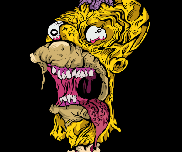 Zombie Simpsons - Grotesque Delight