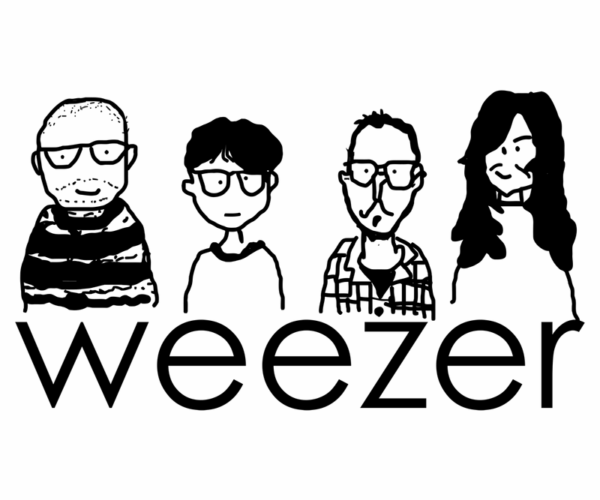 Weezer Band - Cartoonish Portrait