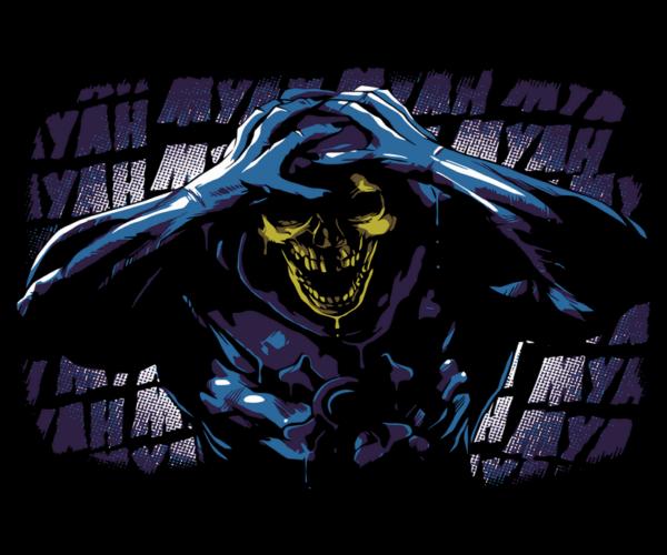 Skull-Hooded Figure - Anguish Incarnate