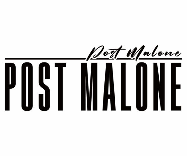 Post Malone - Bold Typography