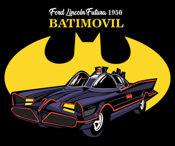 Batmobile - Classic Retro Design