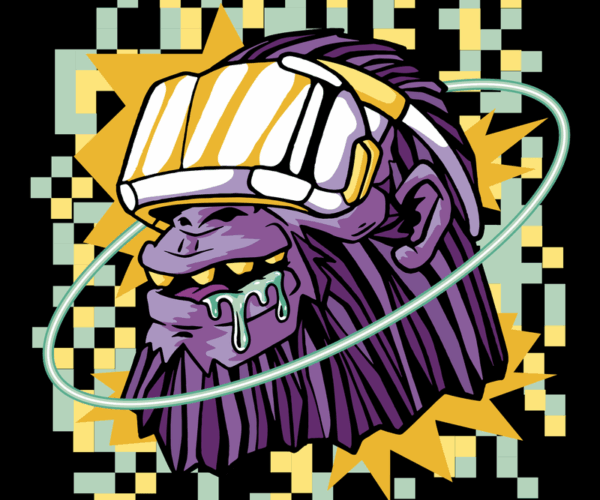 VR Gorilla - Pixelated Metaverse