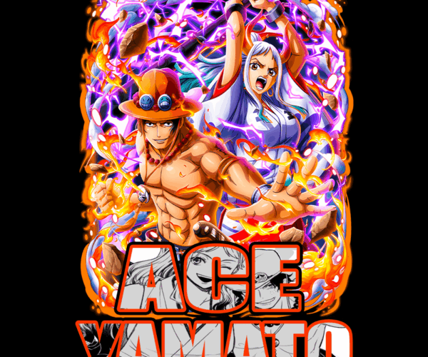 Ace & Yamato - One Piece Fire & Ice Fusion