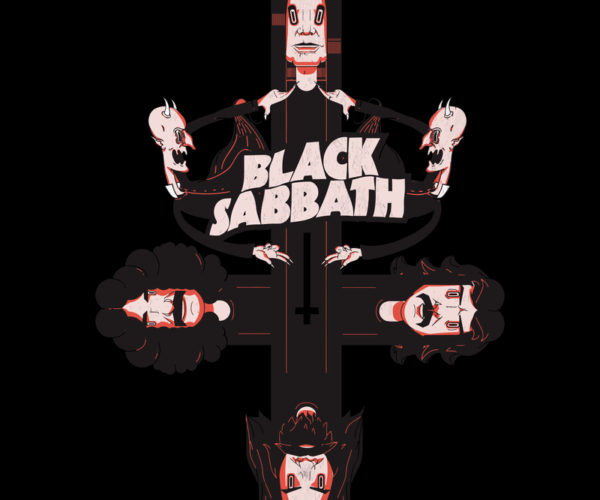 Black Sabbath - Satanic Cross