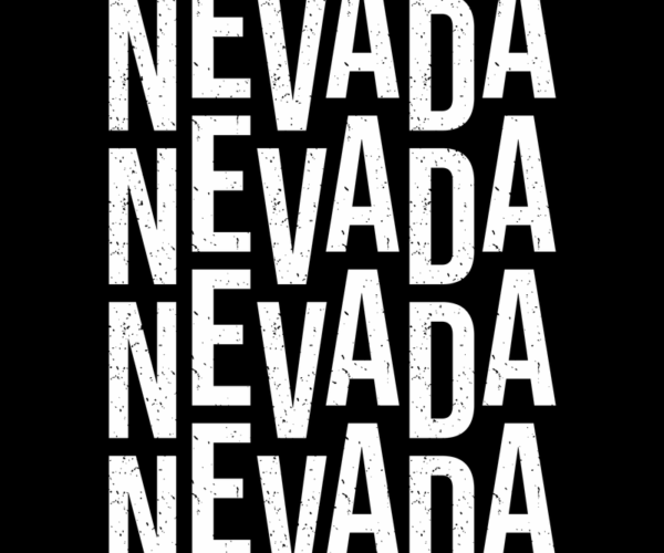 Nevada Repeated - Distressed Typography