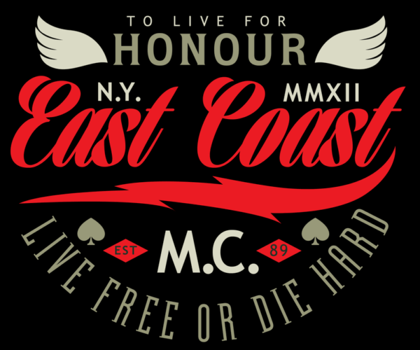 East Coast MC - Motorcycle Club Graphic