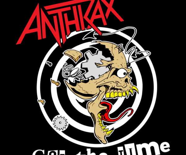 Anthrax Skull Gearhead + Band Logo