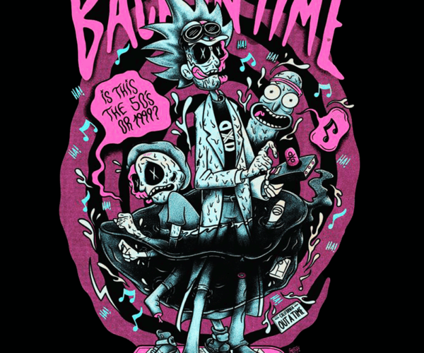 Rick and Morty - Back In Time Fan Art