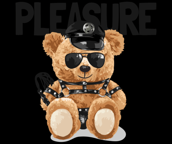 Leather Bear - Dominatrix Plushie