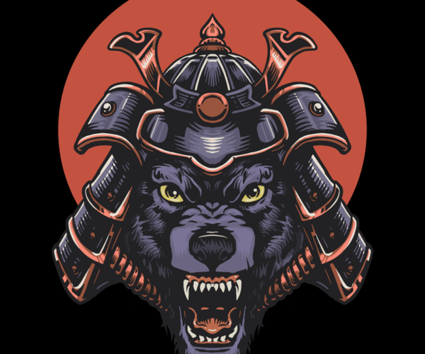 Samurai Wolf - Warrior Spirit