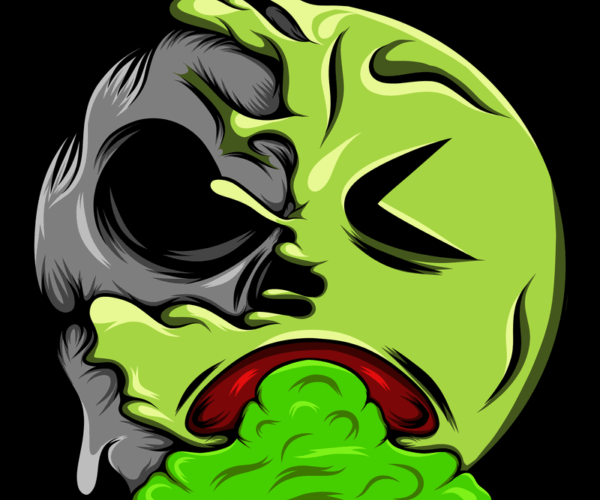 Zombie Disgust - Viral Emoji Design