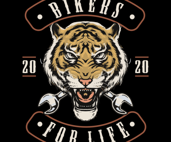 Tiger Biker - Vintage Club Patch