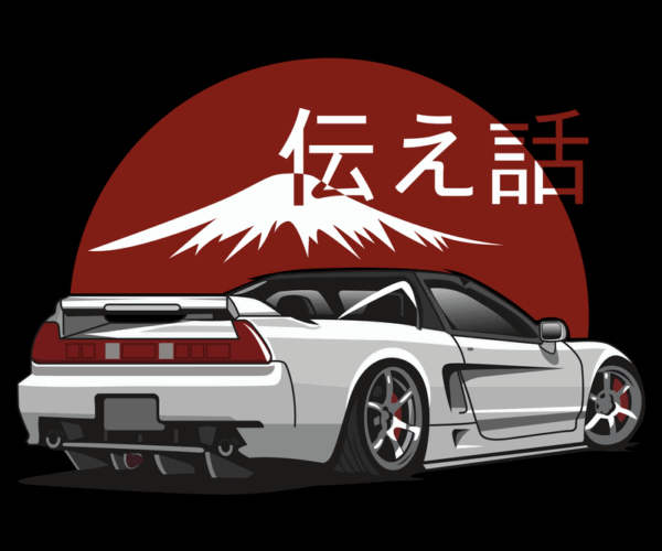 NSX Legend - Mount Fuji Backdrop