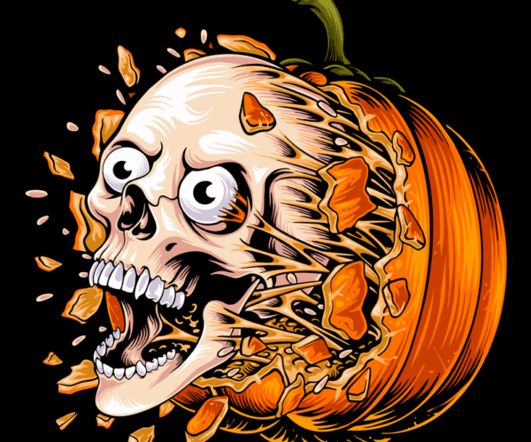 Pumpkin Skull - Explosive Halloween