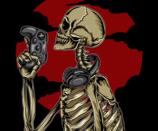Skeletal Gamer - Afterlife Controller
