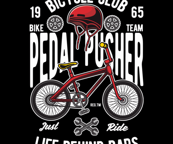 Pedal Pusher - Bicycle Club Graphic