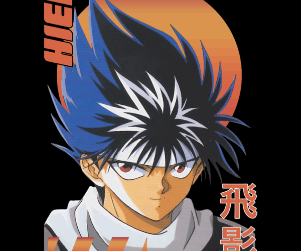 Hiei - Retro Anime Portrait
