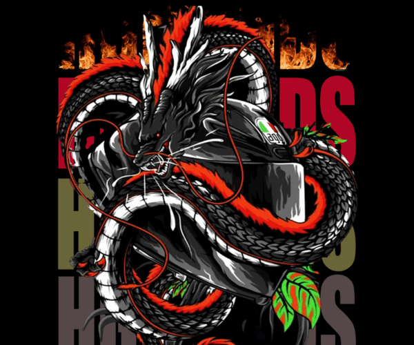 Dragon Motorcycle - Enraged Serpent