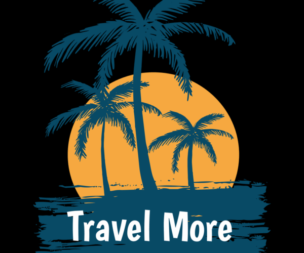 Tropical Getaway - Motivational Palm Trees