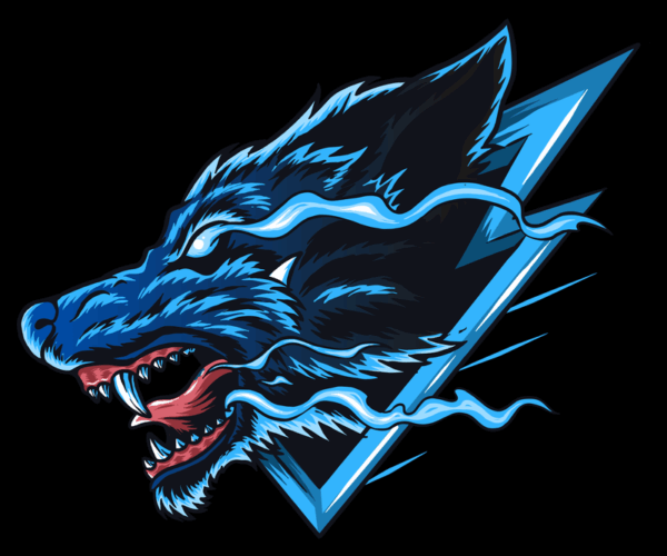 Cyber Wolf - Geometric Fury