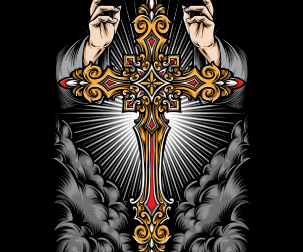 Ornate Cross - Heavenly Guidance