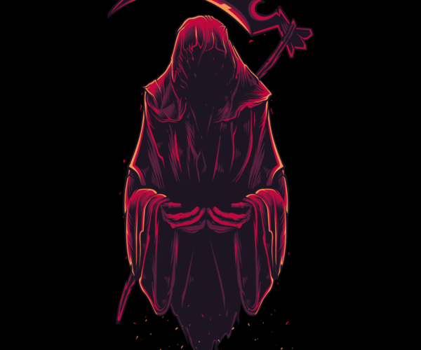 Grim Reaper - Crimson Silhouette