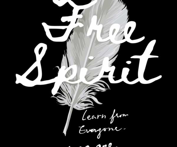 Free Spirit - Feather Illustration