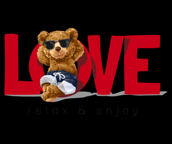Relaxing Bear - Summer Loving