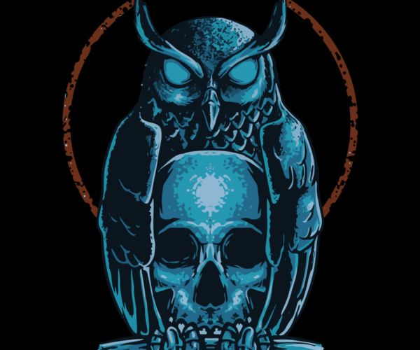 Owl Guardian - Skull Protector