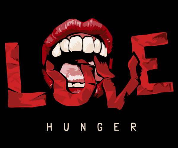 Love Hunger - Graphic Mouth Art
