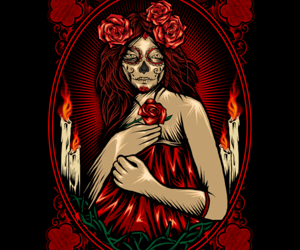 La Catrina - Floral Embrace
