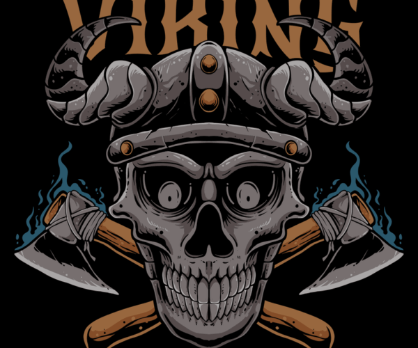 Viking Skull - Warrior's Wrath