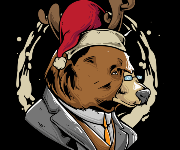 Festive Bear - Holiday Attire