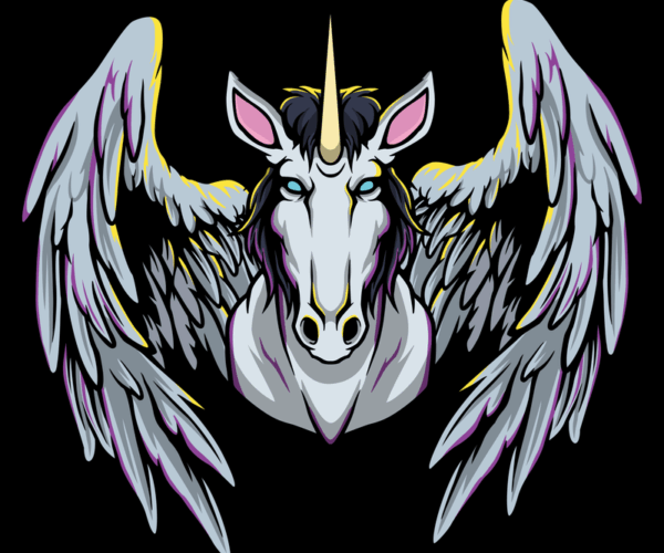 Winged Unicorn - Mythical Protector