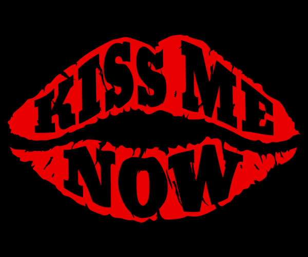 Kiss Me Now - Bold Lip Print