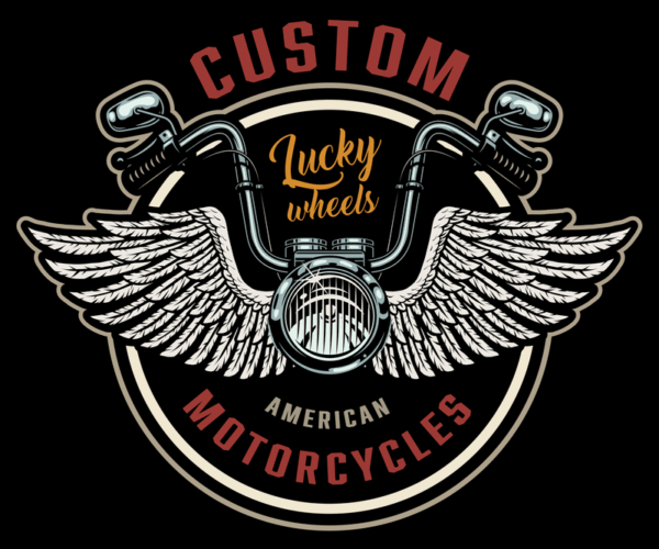 Motorcycle Emblem - Winged Custom