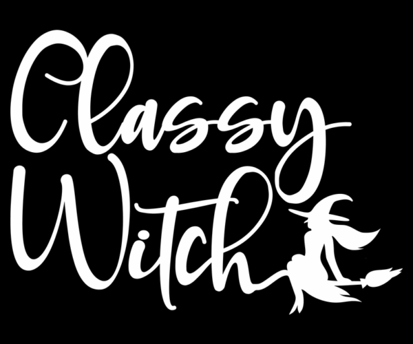 Classy Witch - Elegant Silhouette