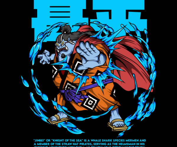 Knight of the Sea - Jimbei Illustration