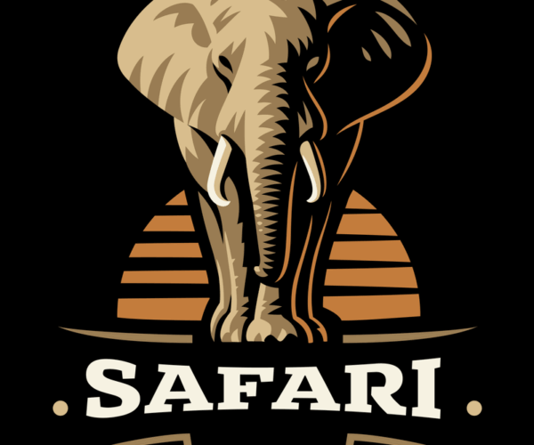 Majestic Safari - Elephant Silhouette