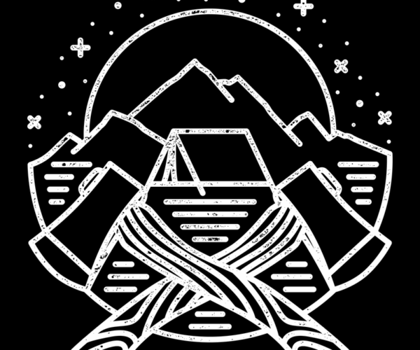 Mountain Camp - Crossed Axe Badge