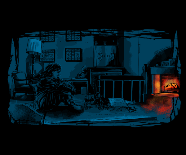 Basement Scene - Moody and Eerie