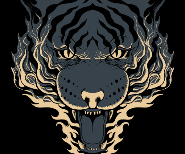 Flaming Tiger - Raging Beast