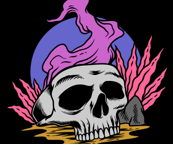Spectral Skull - Mystical Gateway